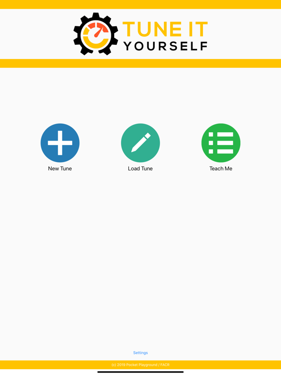 Tune It Yourself iPad screenshot 1 - Utilities app