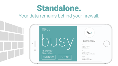 Fishbowl Meeting Room Display Screenshot