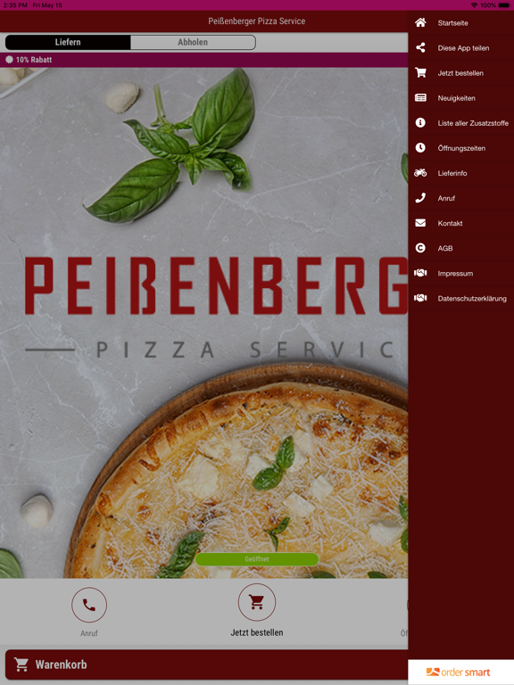Screenshot #5 pour Peißenberger Pizza Service