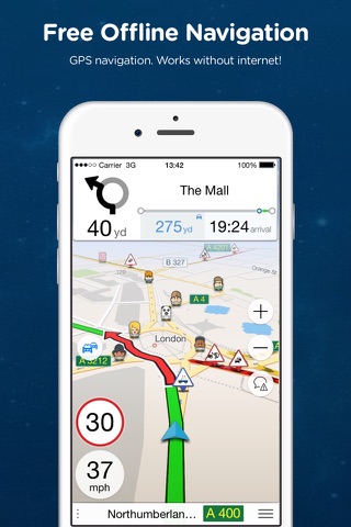 Navmii Offline GPS Switzerland - náhled