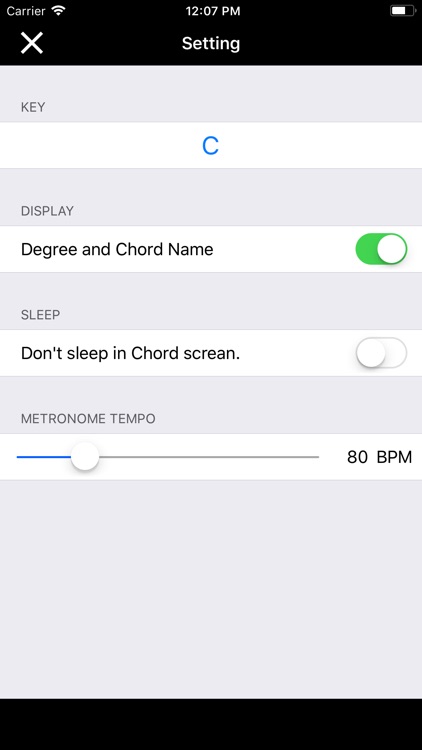 Chord Trainer - various key screenshot-3