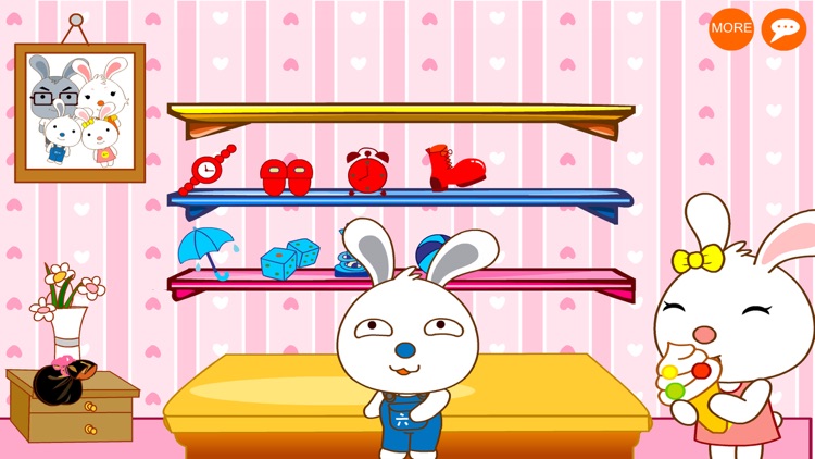 兔宝宝认颜色-趣味启蒙认知游戏