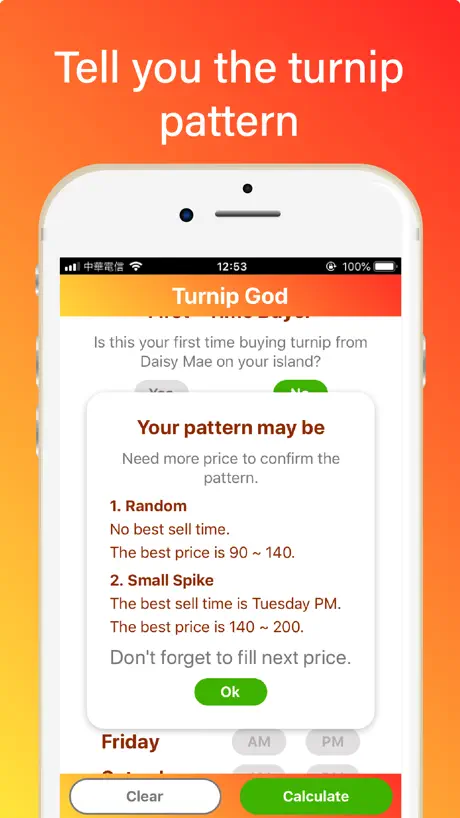 Turnip Calculator