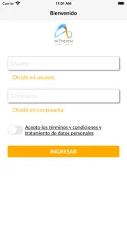 mi empresa app iphone capturas de pantalla 1