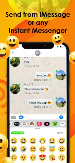Game screenshot Emoji Tones - emoji with sound apk