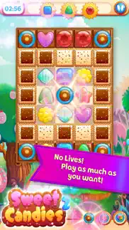 sweet candies 2: match 3 games iphone screenshot 1