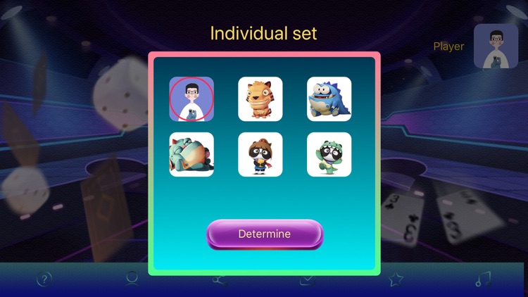 I'll guess - poker game