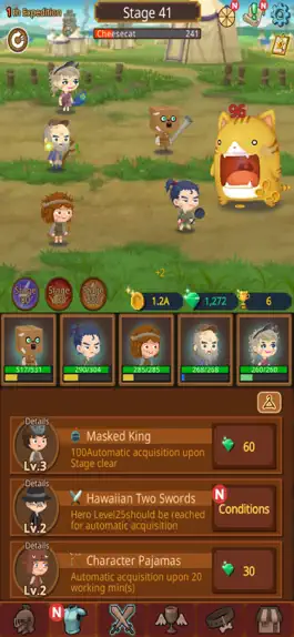 Game screenshot Job Hunt Heroes : Idle RPG apk