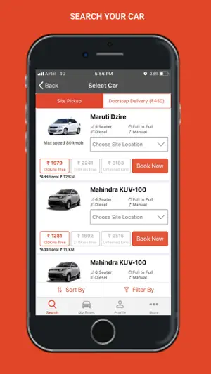 Myles - Self Drive Car Rental screenshot 2