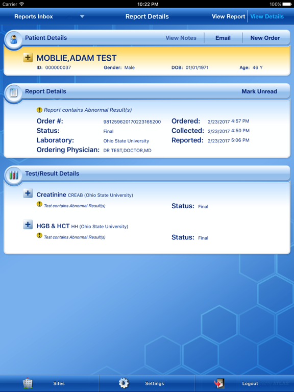 Screenshot #6 pour OSUWMC eLabs for iPad