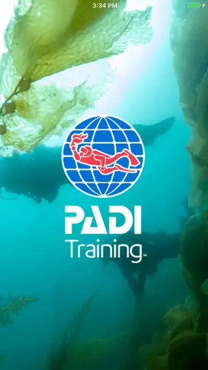 Captura de pantalla de PADI Training en iPhone 1