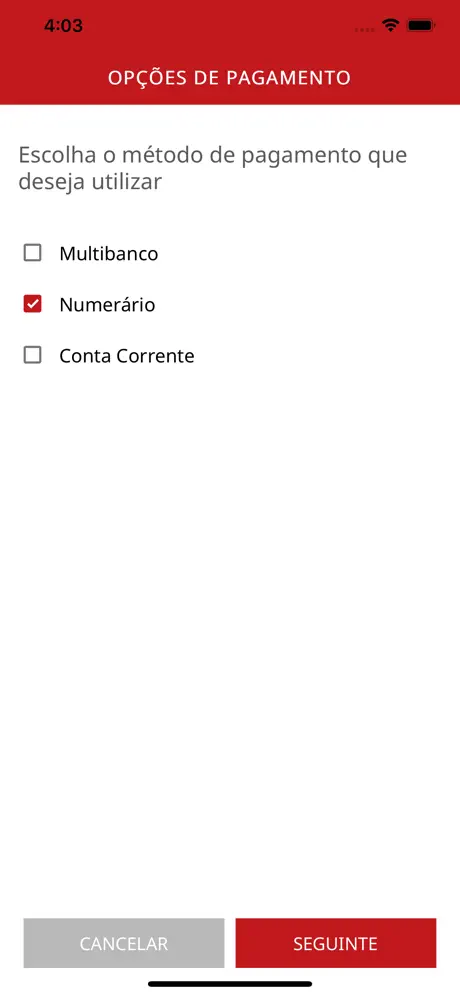 WinRest Pedir Conta