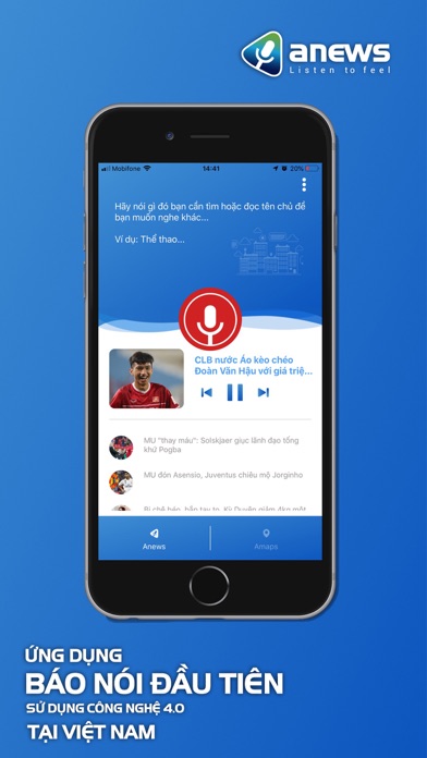 Screenshot #1 pour Anews - Ứng dụng báo nói