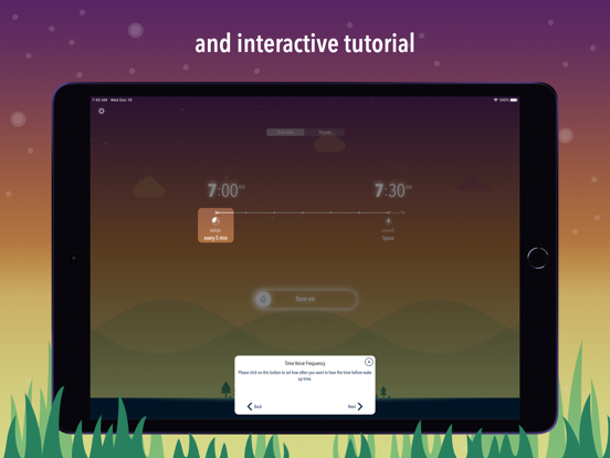Gentle Talking Alarm Clock iPad screenshot 6 - Productivity app