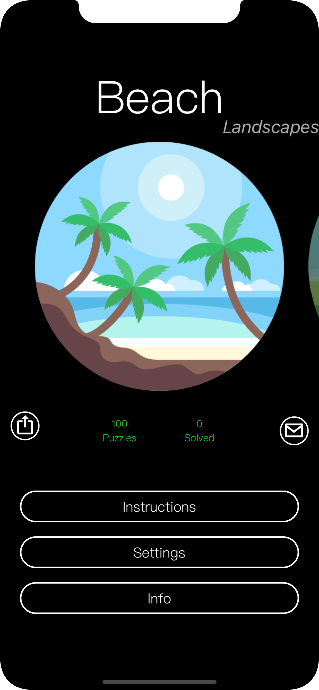 Parks Landscapes - Logic Game