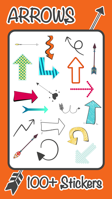 Screenshot #2 pour Arrows - Sticker Pack