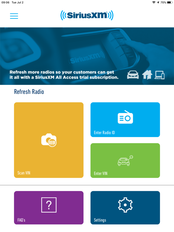 Screenshot #1 for SiriusXM Dealer