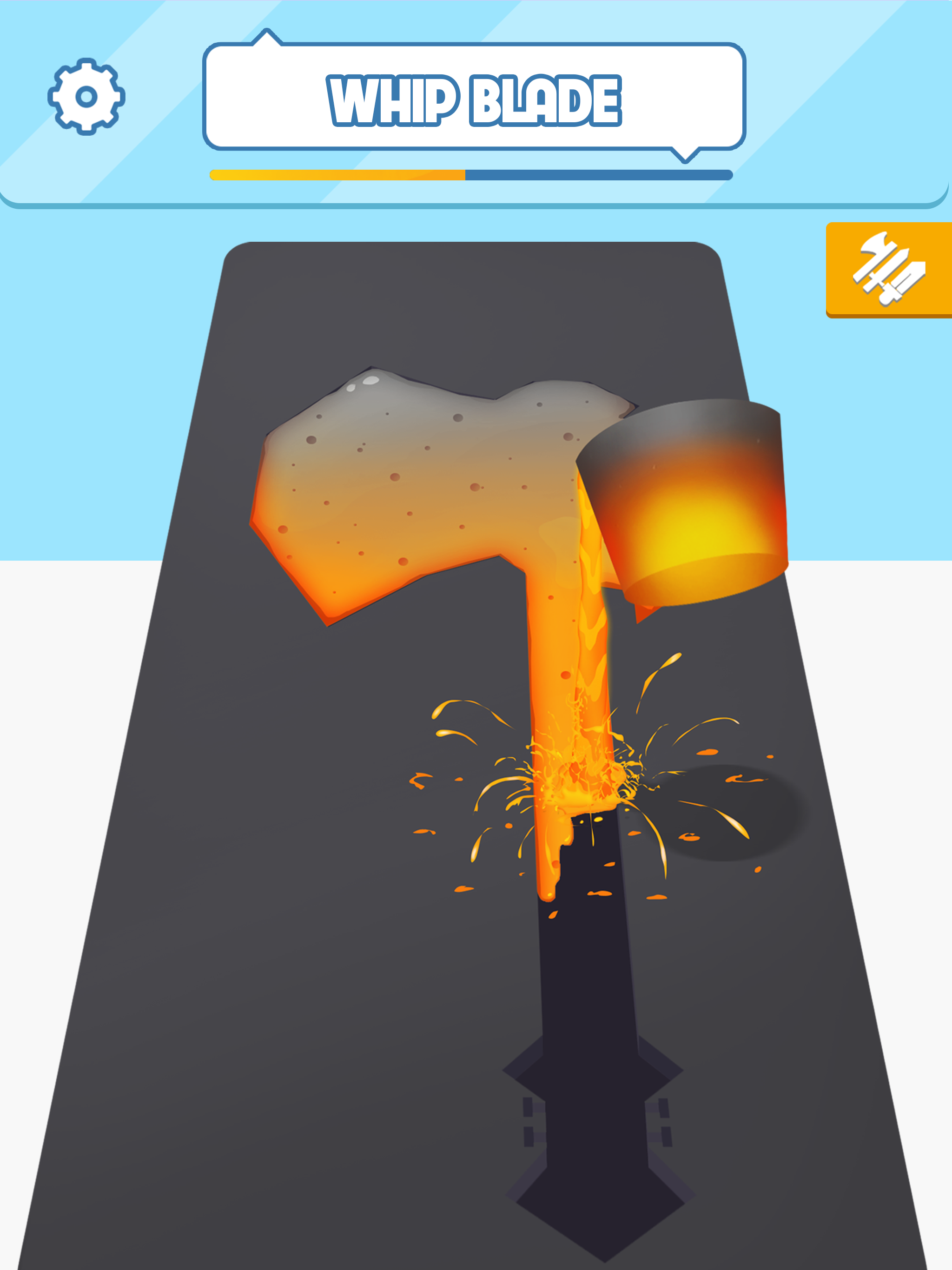 Forge Sword from Lava
