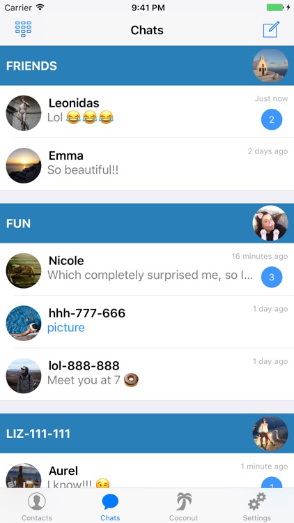 Coconut Messenger screenshot-3