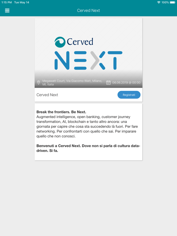 Screenshot #5 pour Cerved Events