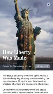 statue of liberty iphone screenshot 2