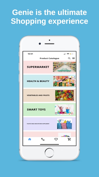 Genie Shopping App Screenshot