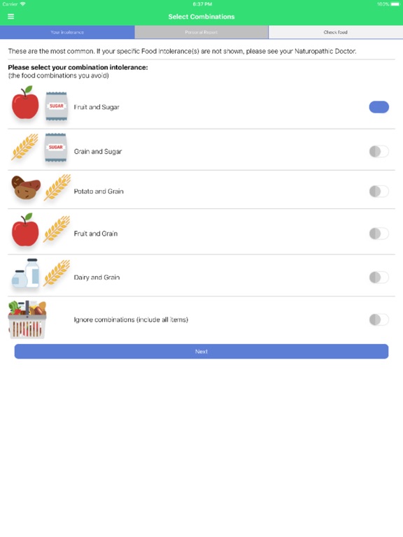 Screenshot #5 pour Carroll Food Intolerance