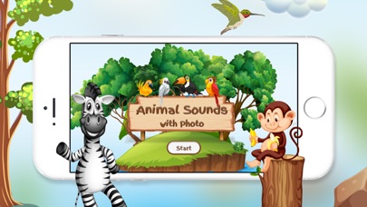 Animal Sounds with Photo iPhone screenshot