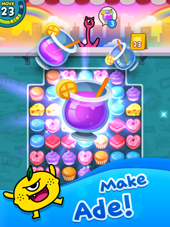 Screenshot #5 pour Match 3 Puzzle: SweetMonster