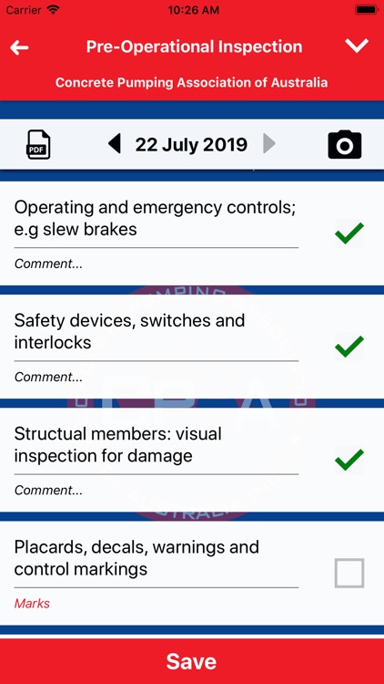 CPAA Logbook App