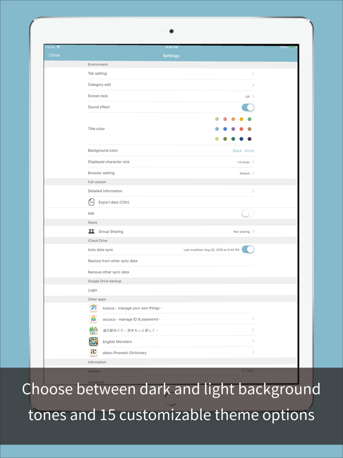 monoca - manage collections