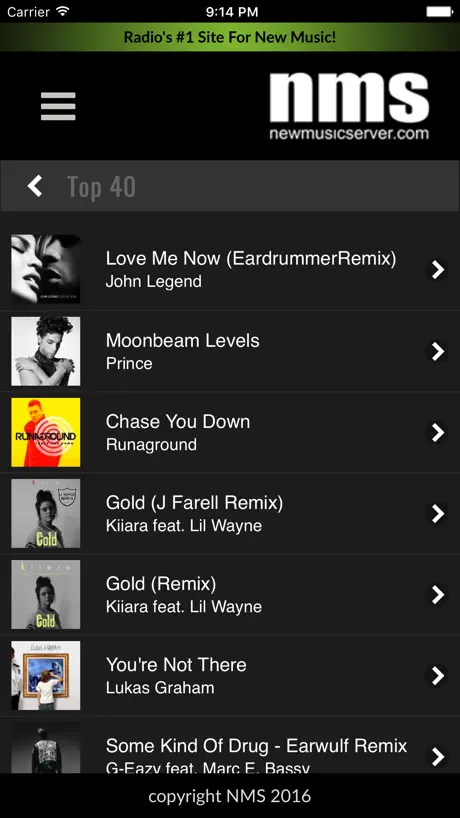 New Music Server