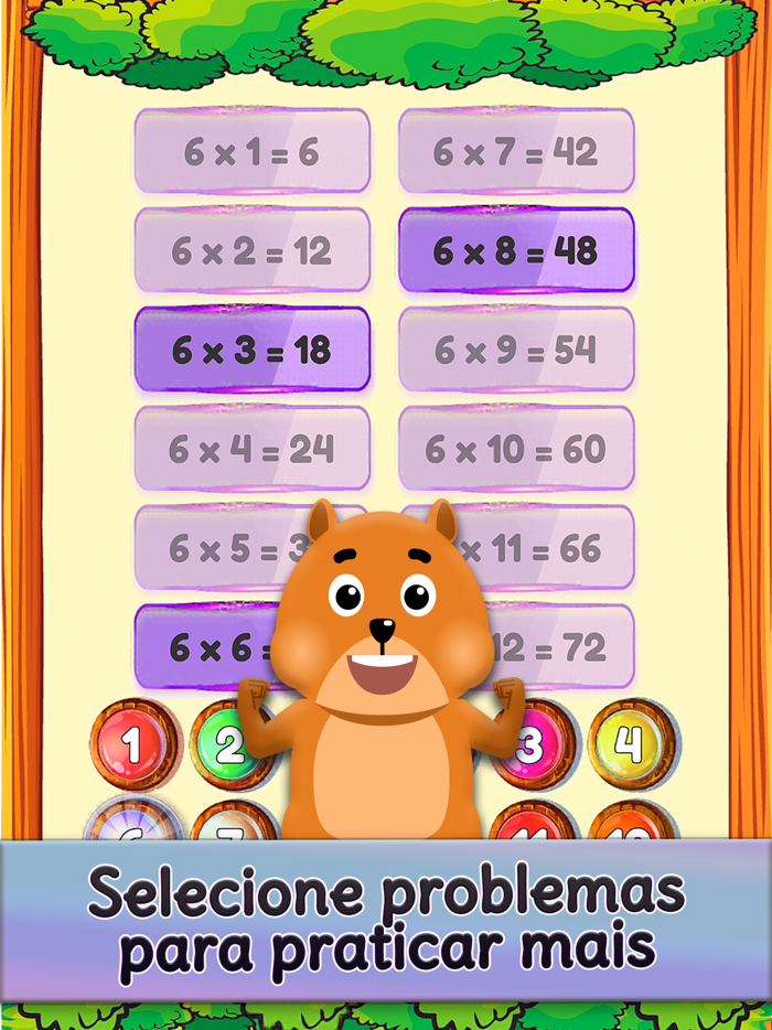 Jogos de Tabuada e Amigos