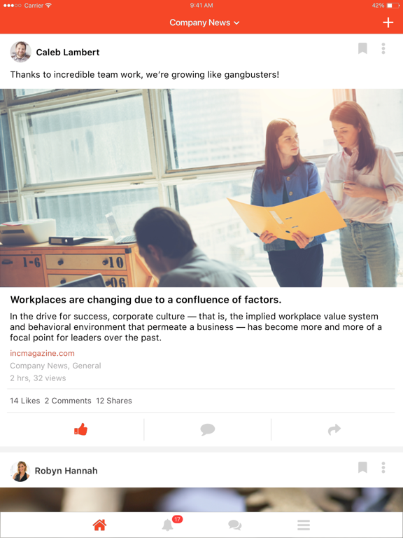 Life at Knife iPad screenshot 2 - Business app