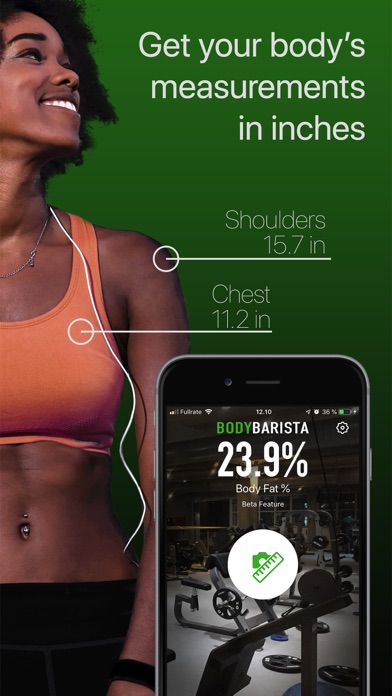 BodyBarista Body Measurements Screenshot