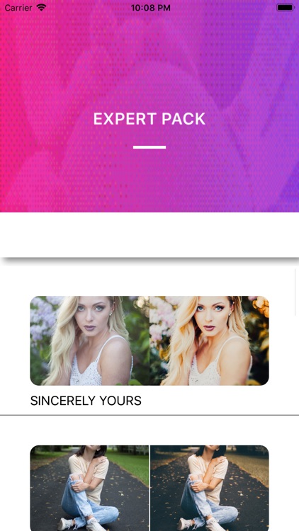Mobile Presets for Lightroom