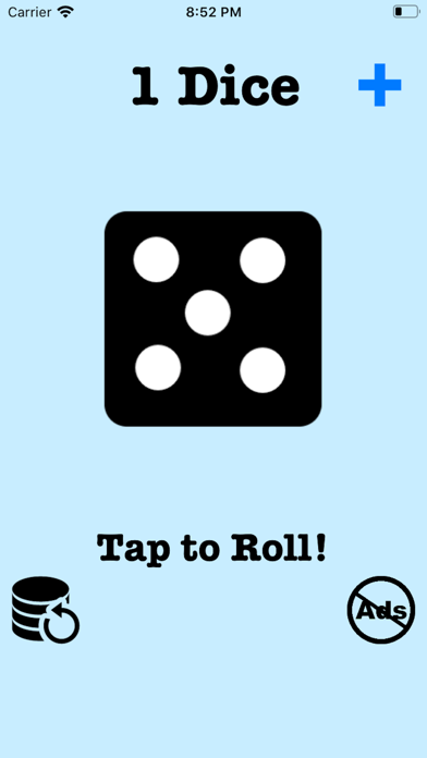 Dice Roller - App Screenshot