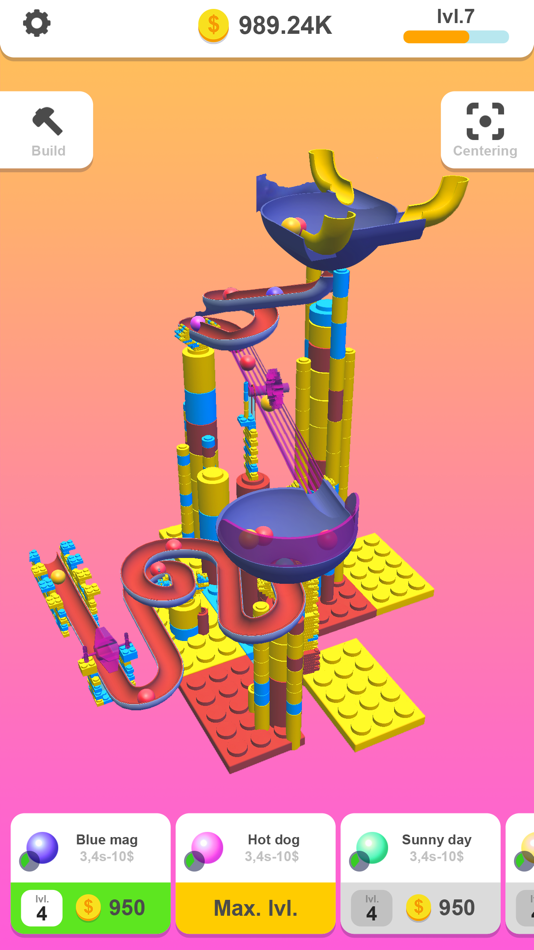 #2. Marble Idle 3D (iOS) By: Rhino Games LLC