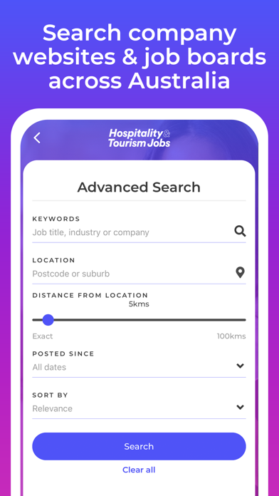 Hospitality & Tourism Jobs Screenshot