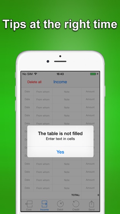 Financial Tracker pro - Tables