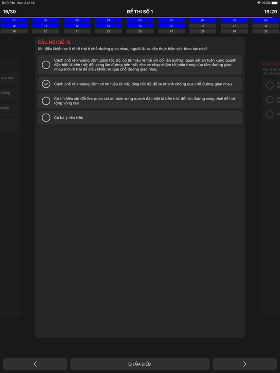 Screenshot #6 pour Lý thuyết sát hạch lái xe ôtô