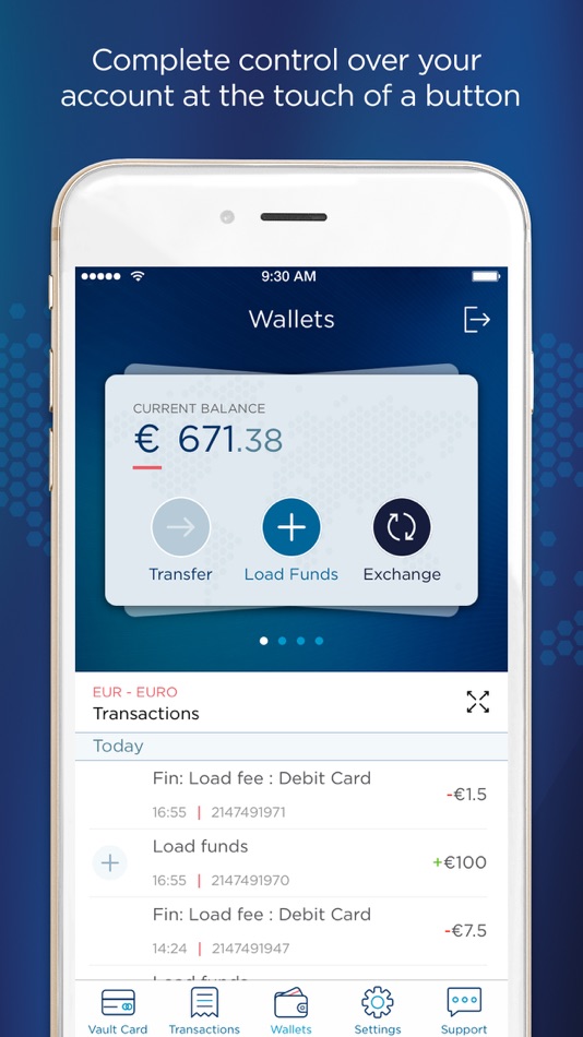 #2. Vault – Borderless Banking (iOS) 由: DEVERE GROUP LIMITED