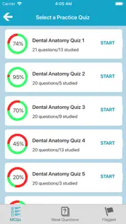 dental anatomy quizzes iphone screenshot 2