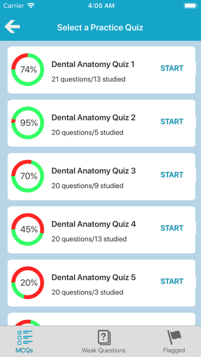 Screenshot #2 pour Dental Anatomy Quizzes
