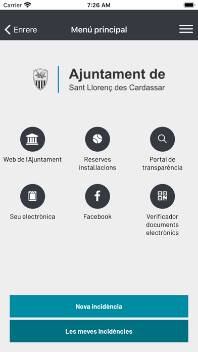 Incidències Sant Llorenç screenshot 3