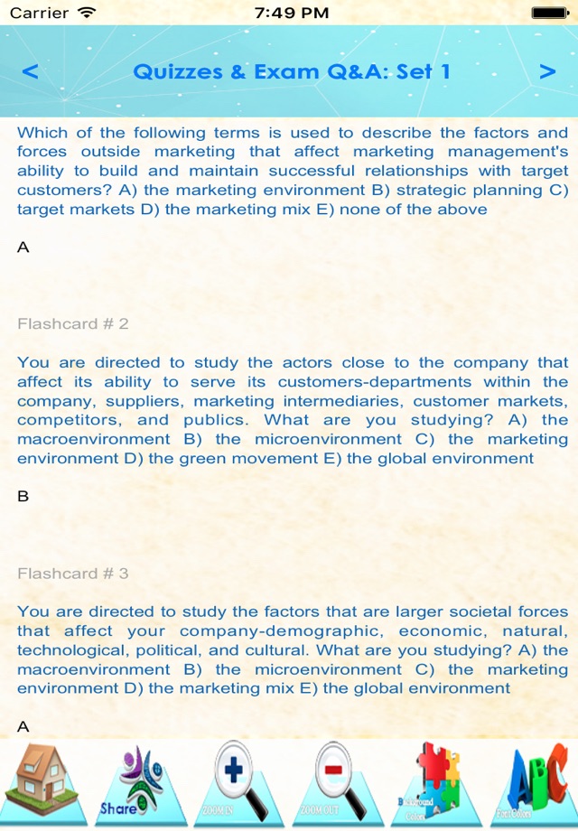 Marketing Exam Review 1560 Qz screenshot 4