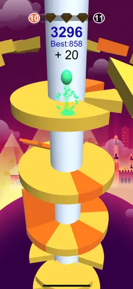 Game screenshot Hop Ball-Bounce On Stack Tower apk