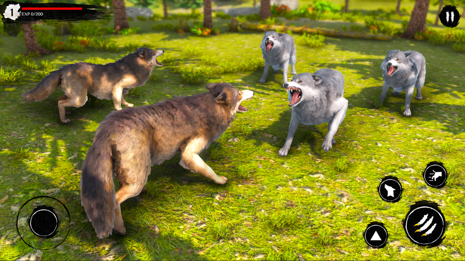 #2. The Alpha: Wolf RPG Simulator (iOS) 由: Dumitru Ene