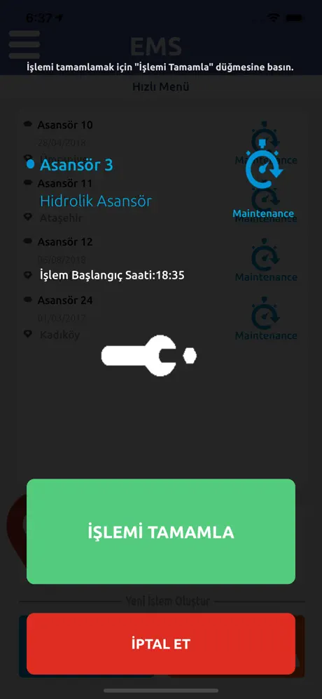 EMS - Asansör Takip Sistemi