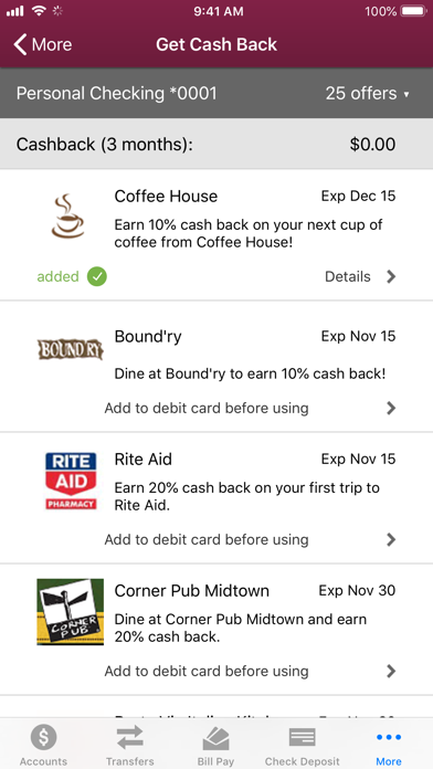 Ocean State Credit Union Screenshot